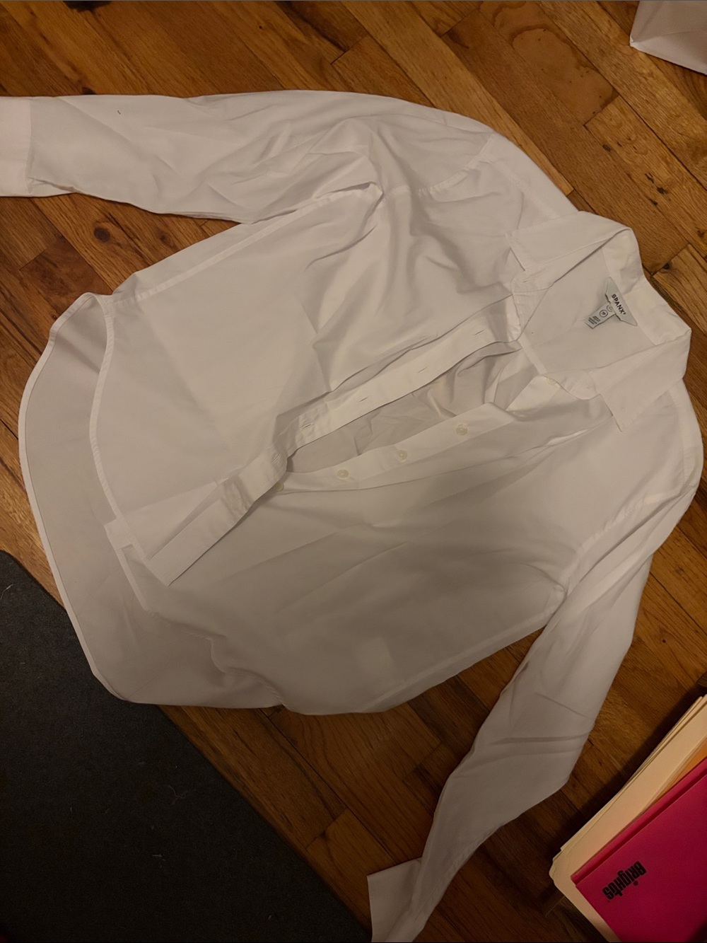 SPANX White wonen's Dress Shirt - Classic Button-Down